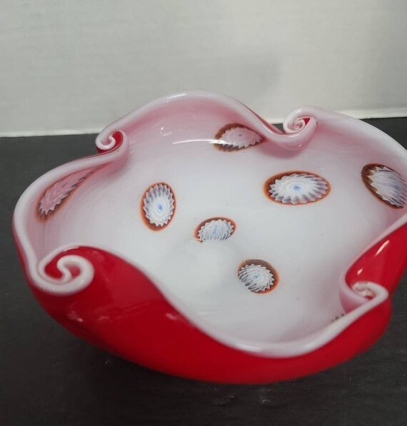Blown Glass Nut Bowl