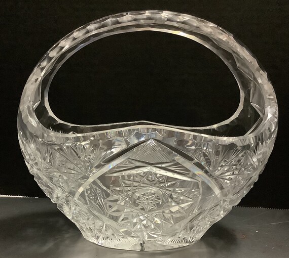 Cut Crystal Basket