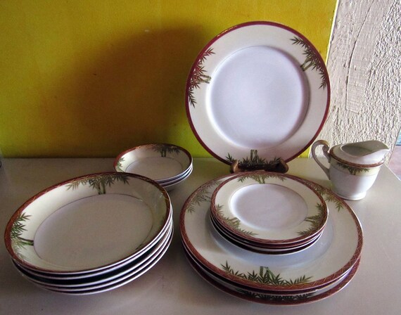 Kutani hand painted china made in Japan