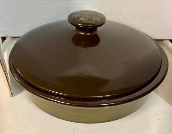Franciscan Madeira covered casserole