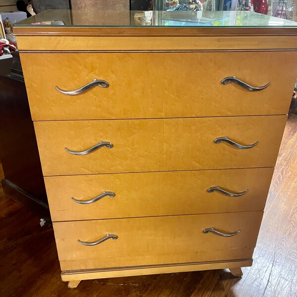 Mcm Highboy Dresser Etsy