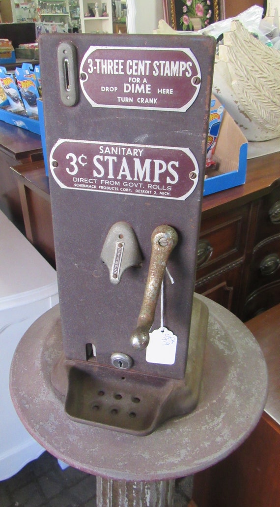 Schermack 3 cent stamp machine