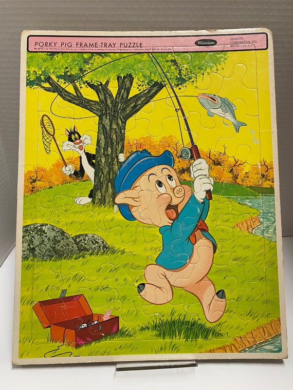 Porky Pig Frame Tray Puzzle