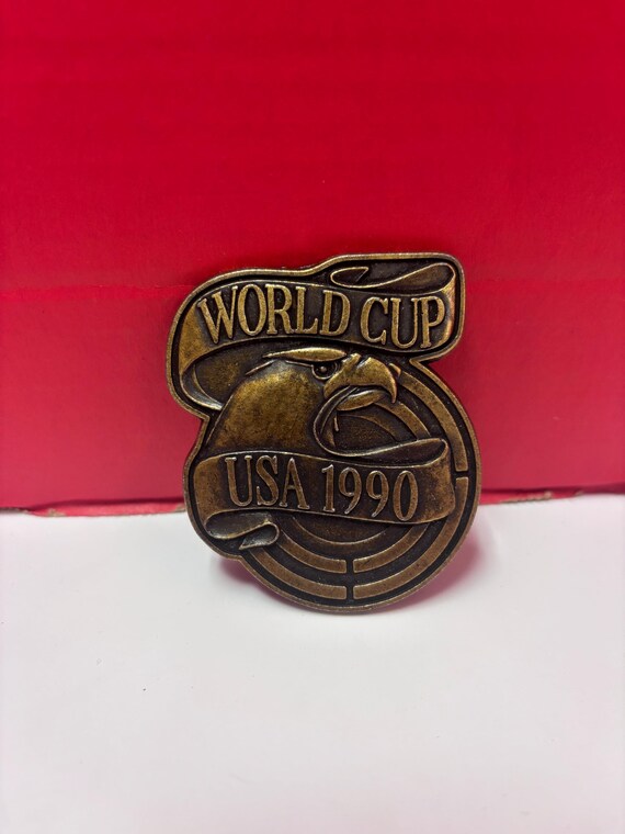 1990 USA World Cup Belt Buckle