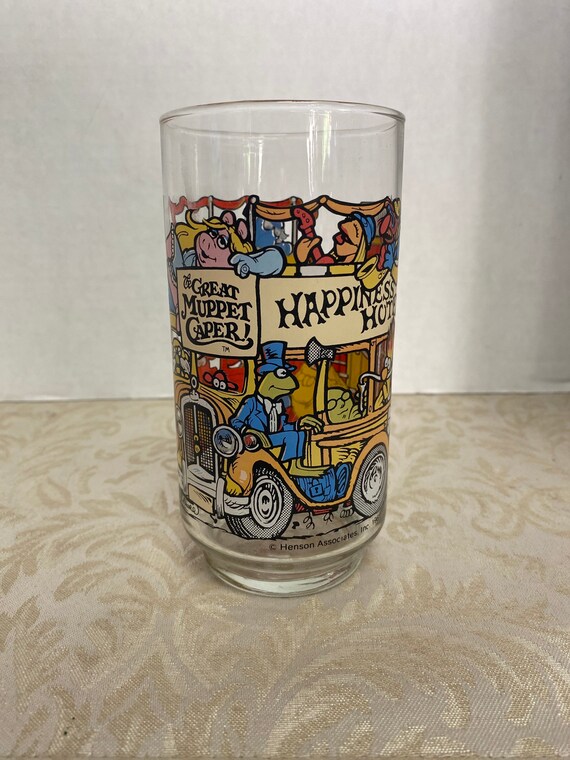 1981 The Great Muppet Caper! McDonald Collectable Glass Cup