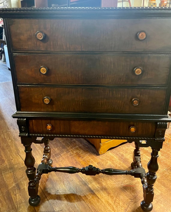 Antique Chest on Stand