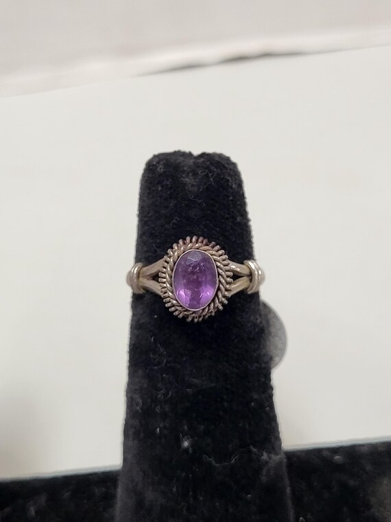 Amethyst Sterling Ring