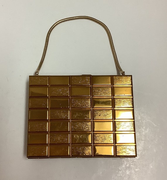 Gold purse cigarette case