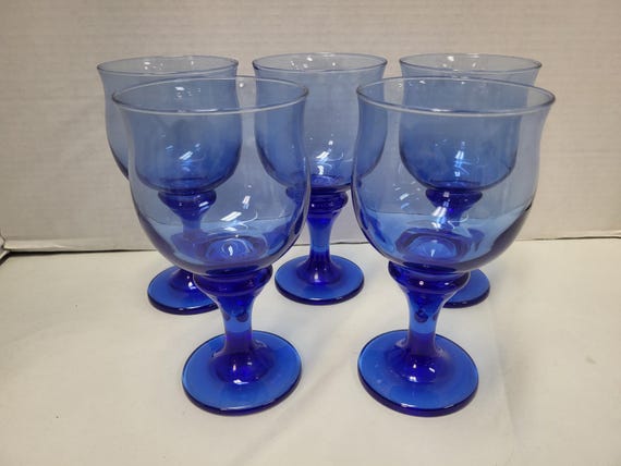 Clarion Blue Goblets