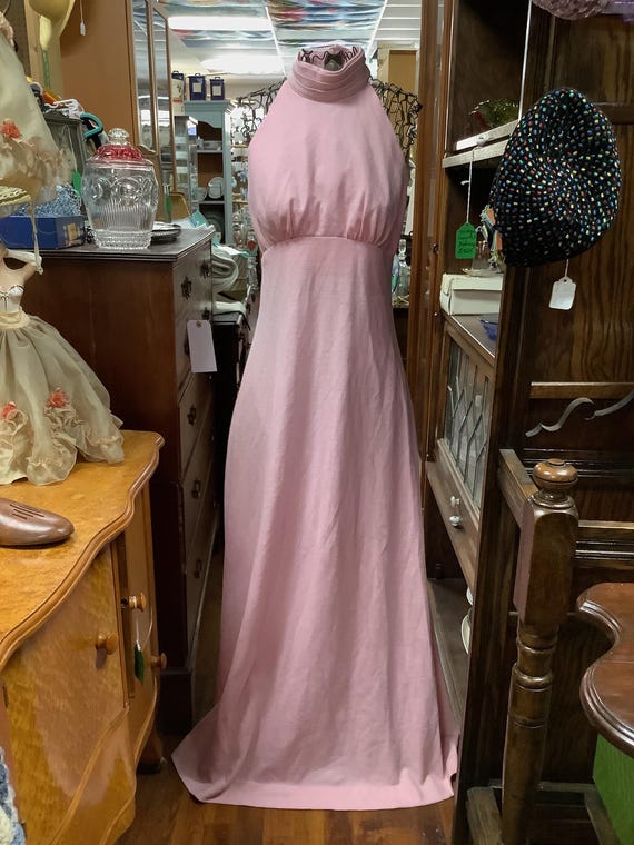 Vintage pink formal dress and jacket