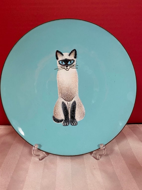 Kit Kat Kitty Enamel Plate