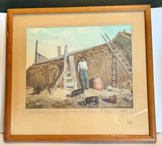 Sod House N. Dakota print