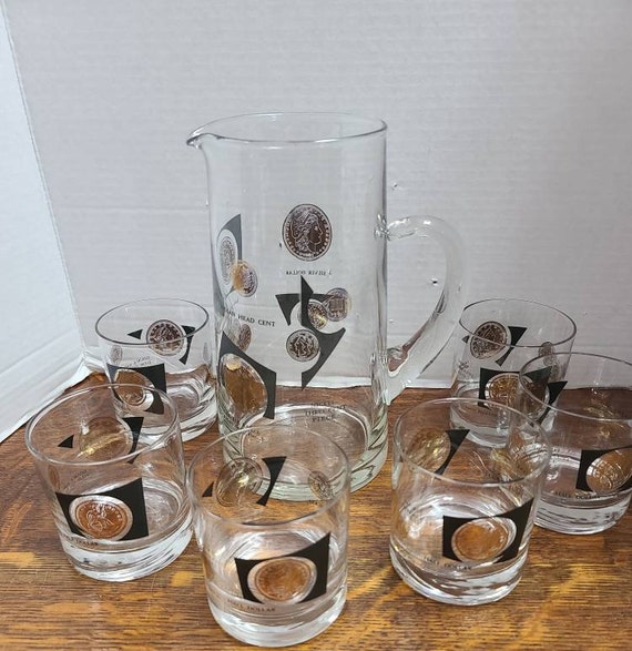 Pitcher and 6 Highball glasses