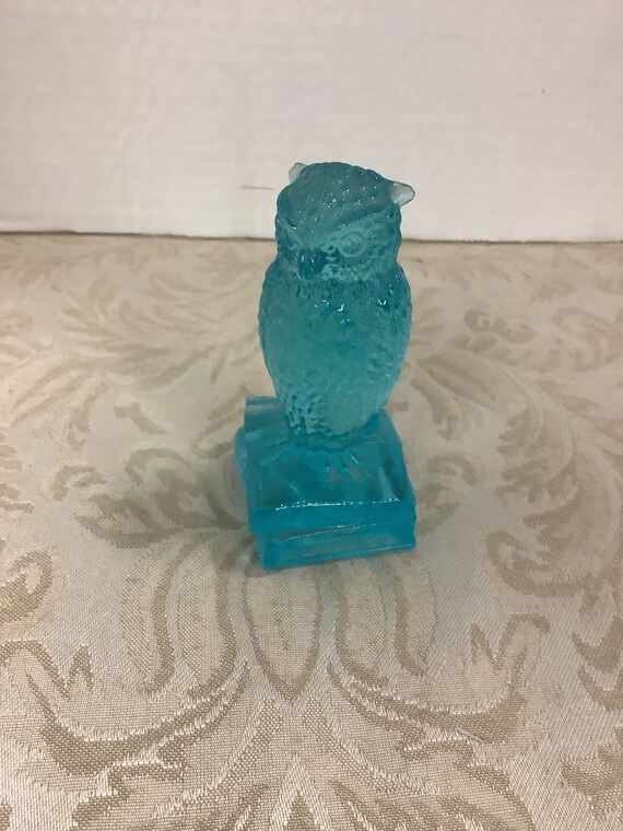 Degenhart Blue Owl Figurine