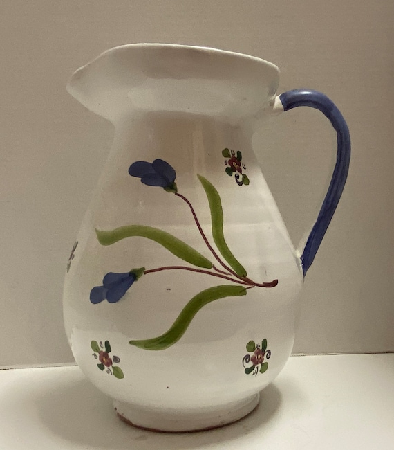 Hand Painted Pottery Pitcher