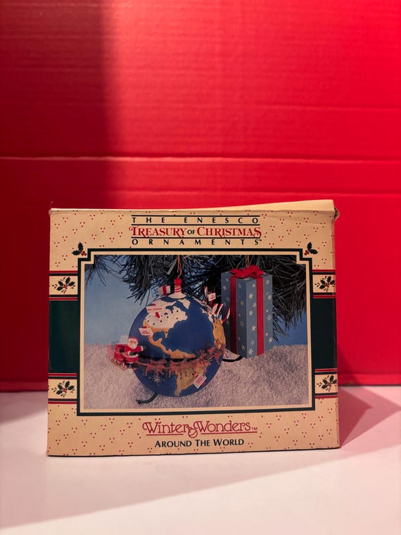 Santa Claus Around the World Ornament MIP