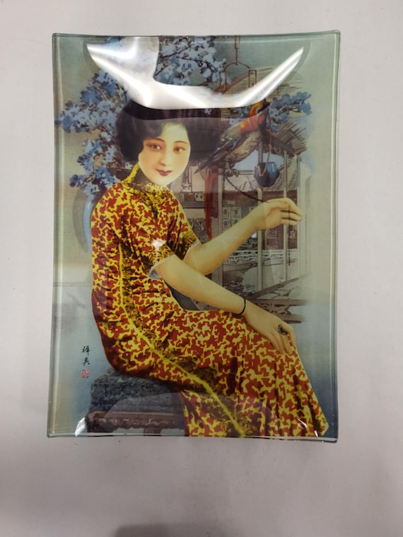 Reverse Printed Glass Tray