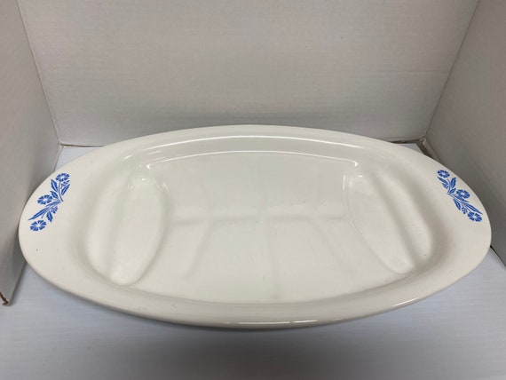 CorningWare Cornflower Meat Platter