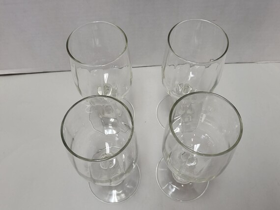 Stacked Hexagon Wine Glasses