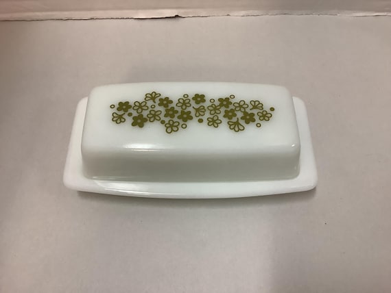 Pyrex Crazy Daisy Butter Dish