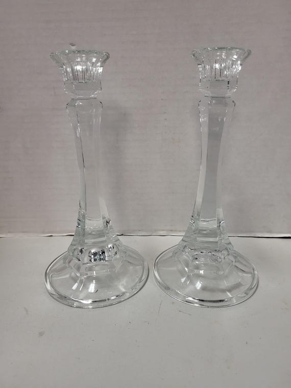 Crystal Candlestick Holders