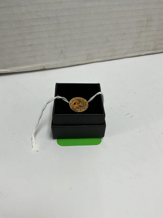 Micro Mosaie Ring, Italy 1960