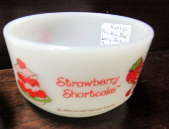 Fire King Strawberry Shortcake cereal bowl