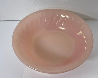 Fire King Pink Swirl berry bowl