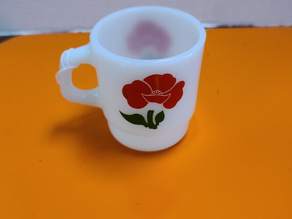 Poppy Fire King mug