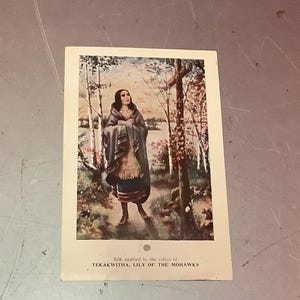 Lily of Mohawks-relikwiekaart
