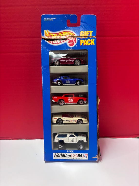World Cup USA 1994 Mattel Hot Wheels 5 Car Set