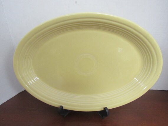 Fiesta Oval Platter yellow