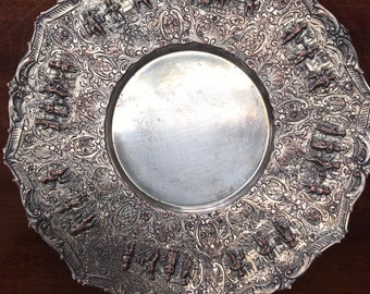 Silverplate serving dish