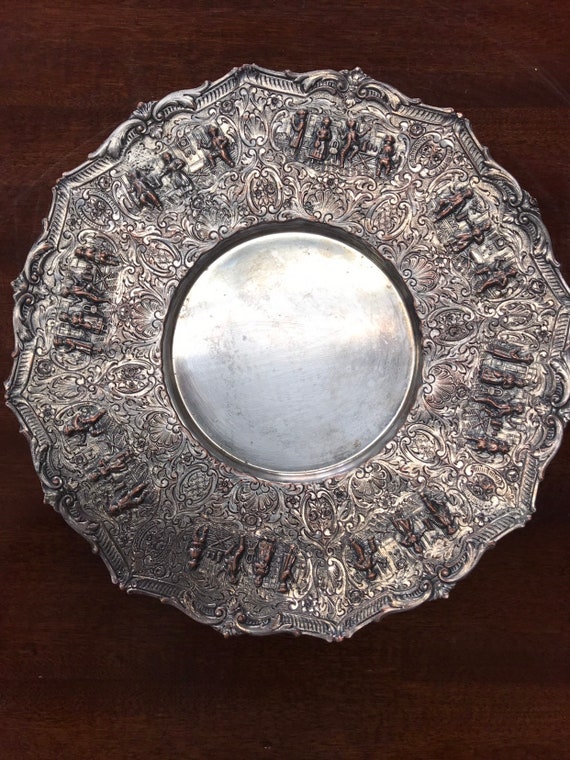 Silverplate serving dish