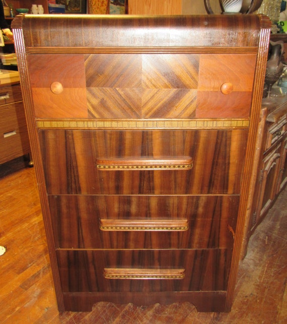 Art Deco Waterfall Dresser