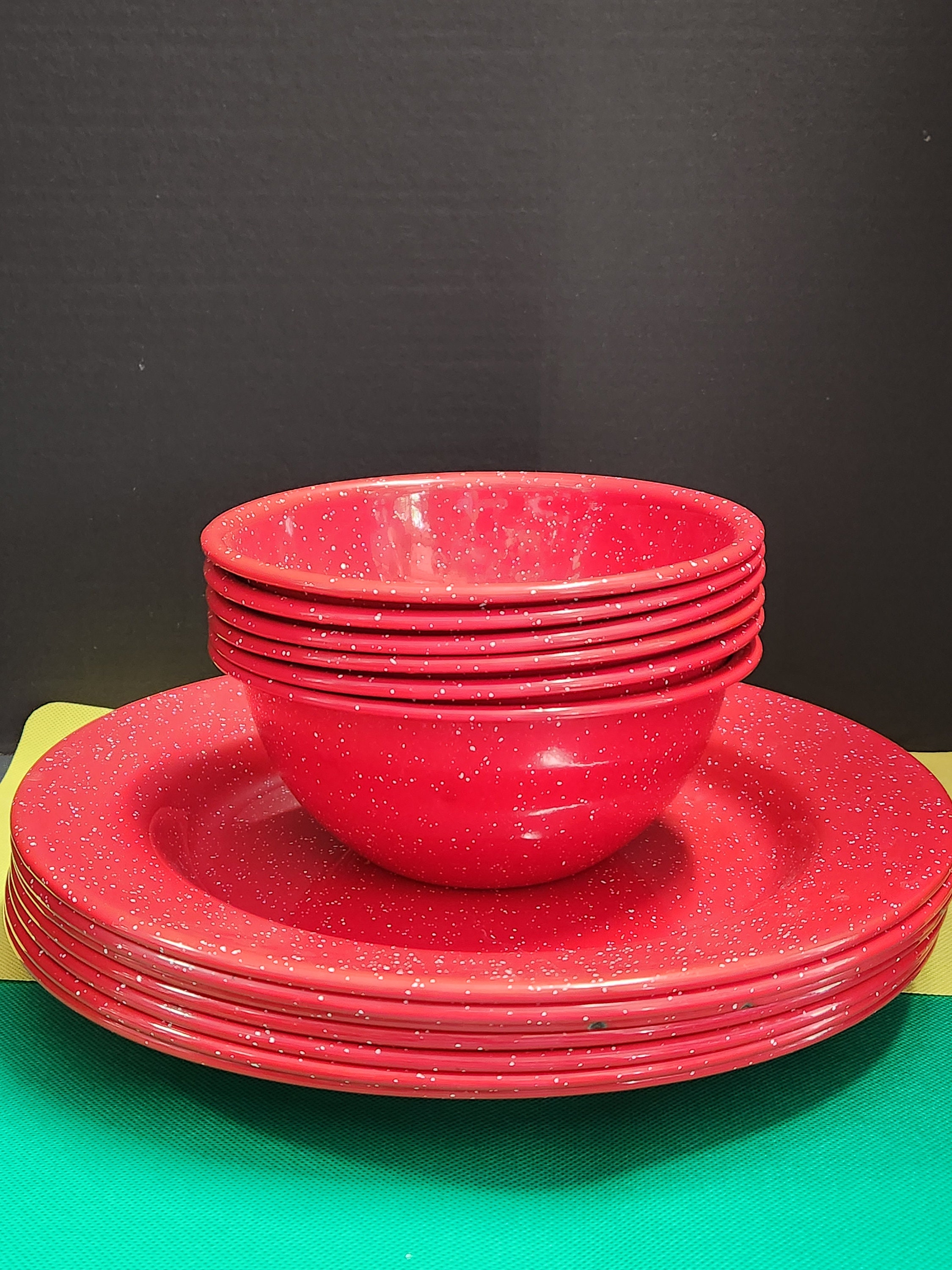 Enamelware Plates and Bowls