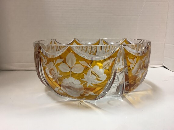 Czech Crystal Bowl