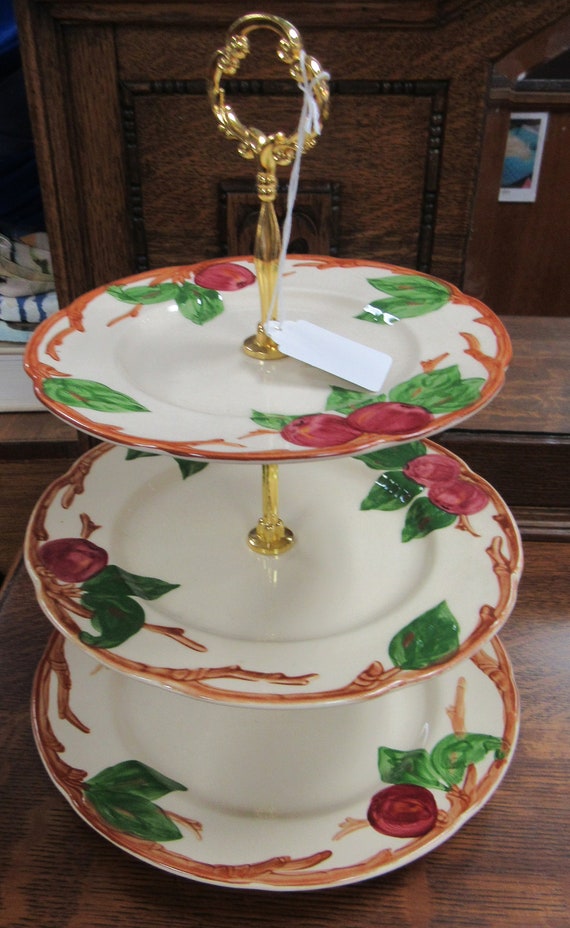 Franciscan Apple Three Tiered server