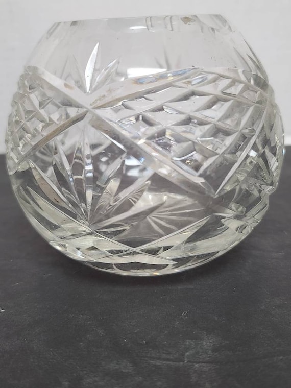 Cut Lead Crystal Vase