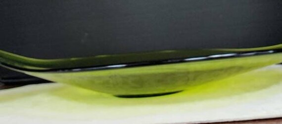 Art Glass green bowl