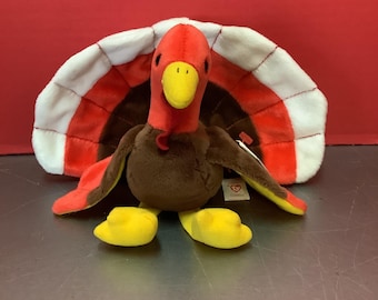 タイ・ゴブルズ・ザ・ターキー ビーニーベイビーズ ぬいぐるみ 七面鳥