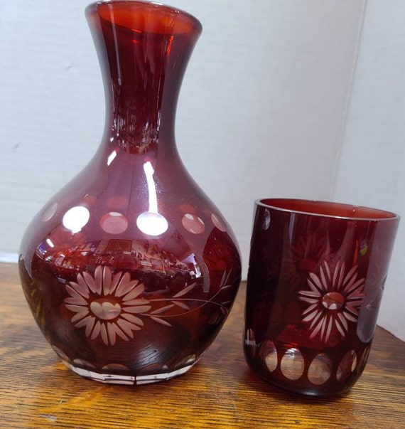 Red Bohemian Drinking Set