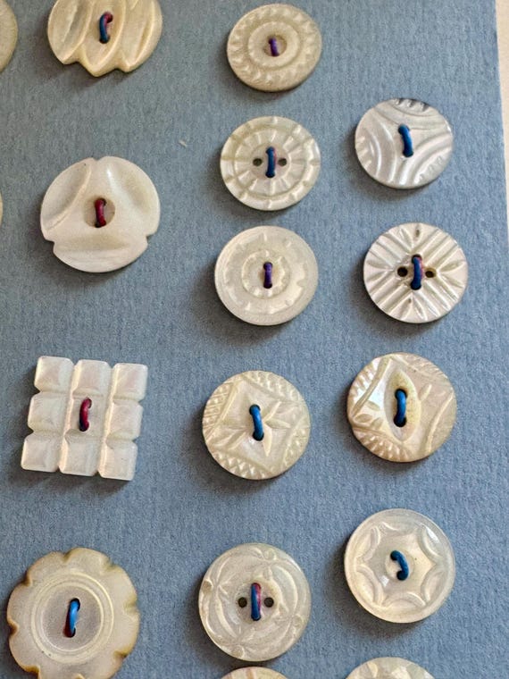Antique Mother-Of-Pearl buttons