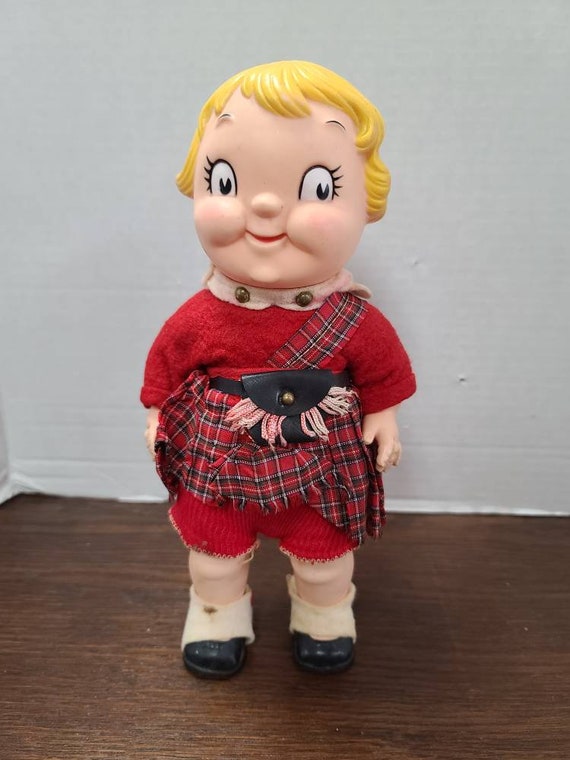 Campbell Soup Kid doll in Scottish Kilt
