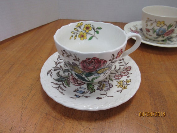 Vernon Kilns  May Flower cup and saucer