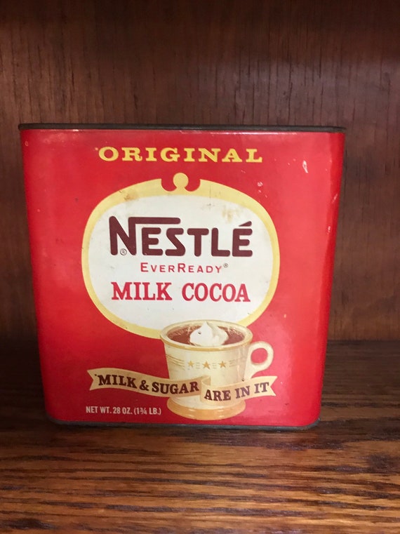 Nestle milk cocoa tin