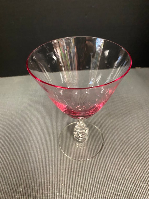 Fostoria Wisteria Pink Water Glass Goblet