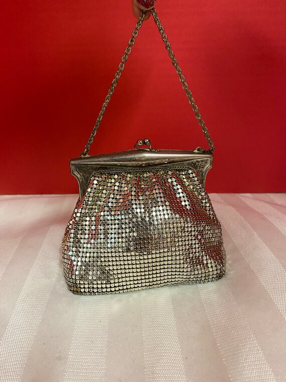 Silver Mesh Whiting and Davis Handbag - image 8