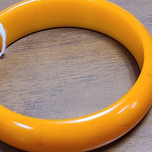 Butterscotch Bakelite bangle bracelet