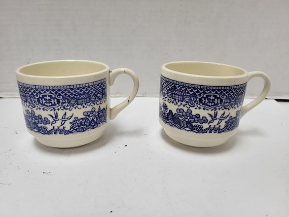Blue & White Coffee Cups